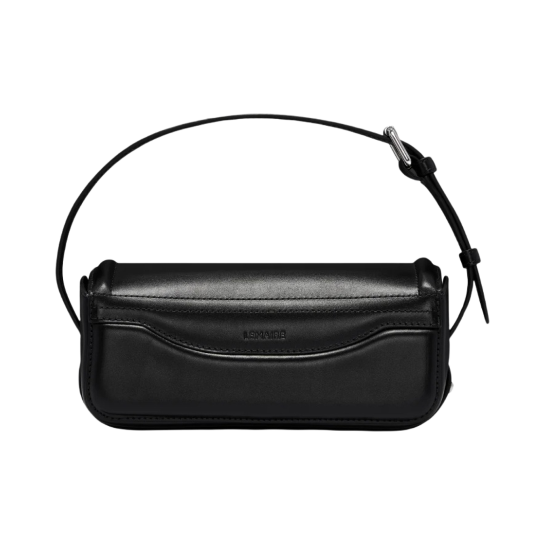 BG0016-LL0016-999 Lemaire Ransel Satchel Glossy Leather Black
