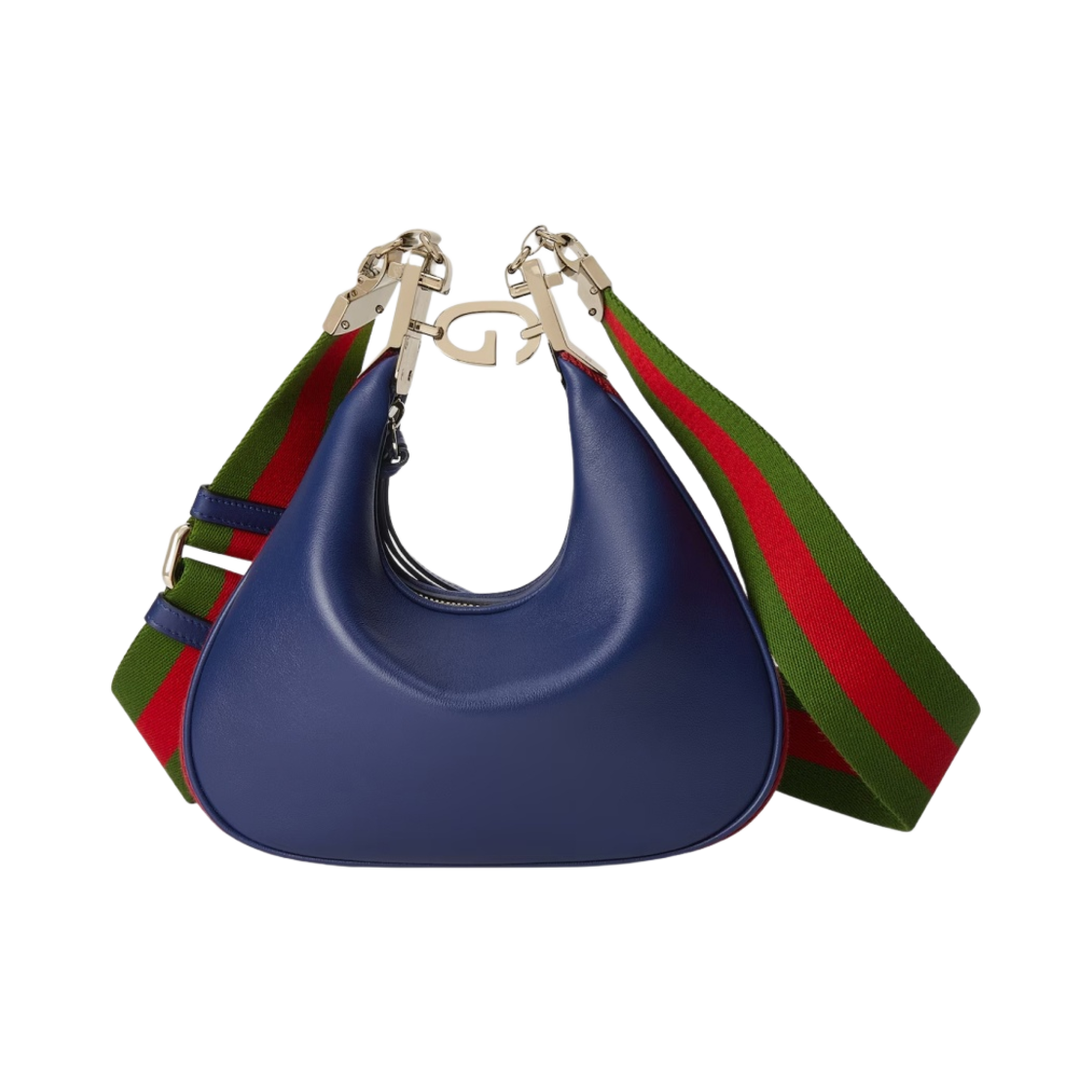 구찌 아타셰 스몰 숄더백 블루 레더(Gucci Attache Small Shoulder Bag Blue Leather) - 1