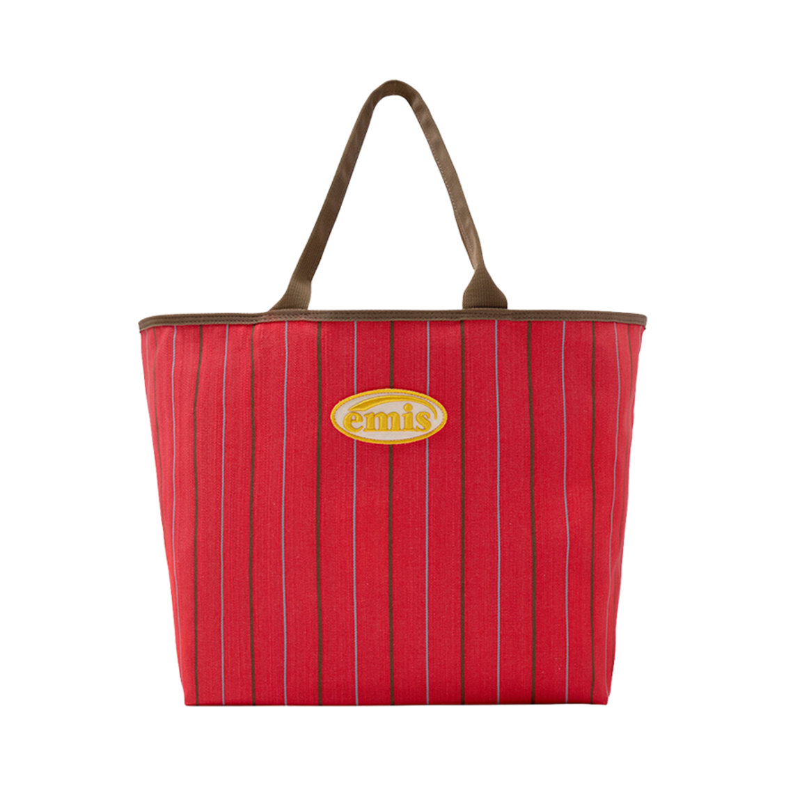 이미스 스트라이프 빅 에코백 레드(Emis Stripe Big Eco Bag Red) - 1