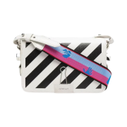 Off-White Diagonal Mini Flap Cross Bag White