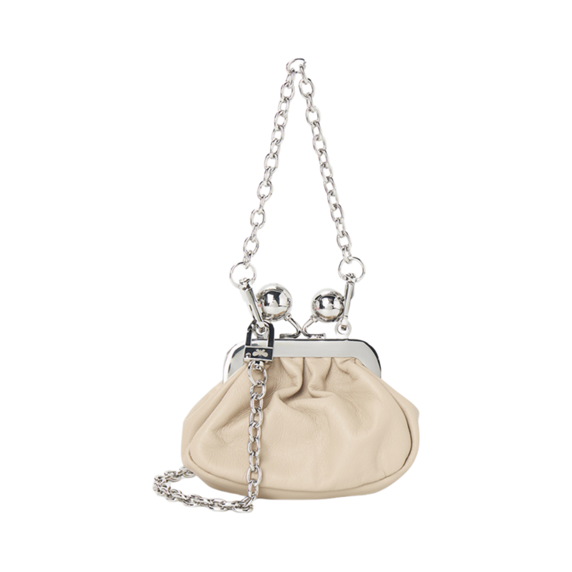DIOMEDE-048 Weekend Max Mara Chain Cross Bag Beige