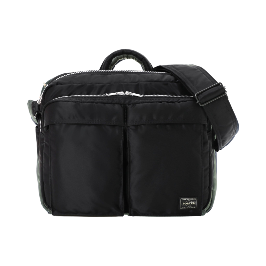 포터 올 뉴 탱커 슬링백 집 엑스라지 블랙(Porter All New Tanker Sling Bag Zip XL Black)