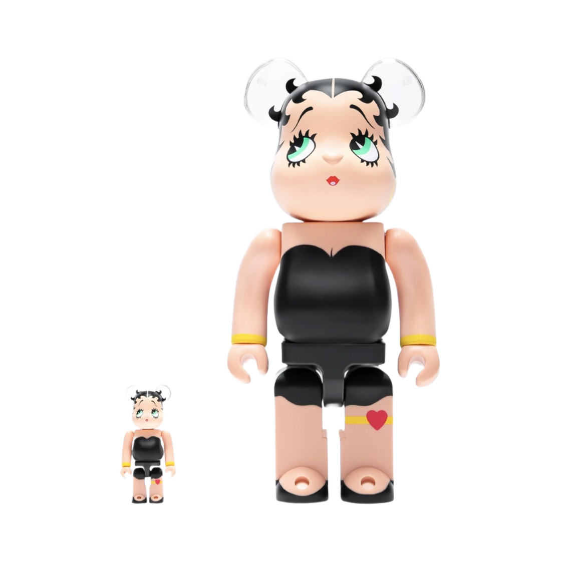 - Bearbrick Betty Boop 100% & 400% Set Black