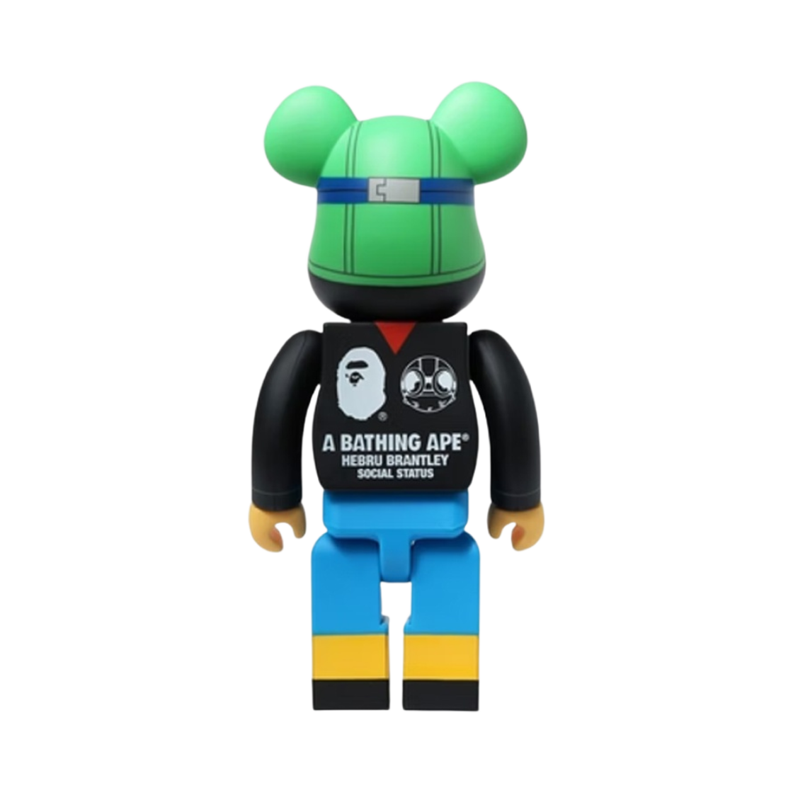 베어브릭 x 베이프 x 히브루 브랜틀리 플라이보이 샤크 400%(Bearbrick x BAPE x Hebru Brantley Flyboy Shark 400%) - 2