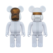 Bearbrick x Daft Punk White Suit Ver. 2 Pack 400%
