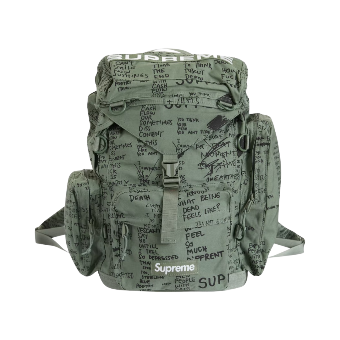 슈프림 필드 백팩 올리브 곤즈 - 23SS(Supreme Field Backpack Olive Gonz - 23SS)