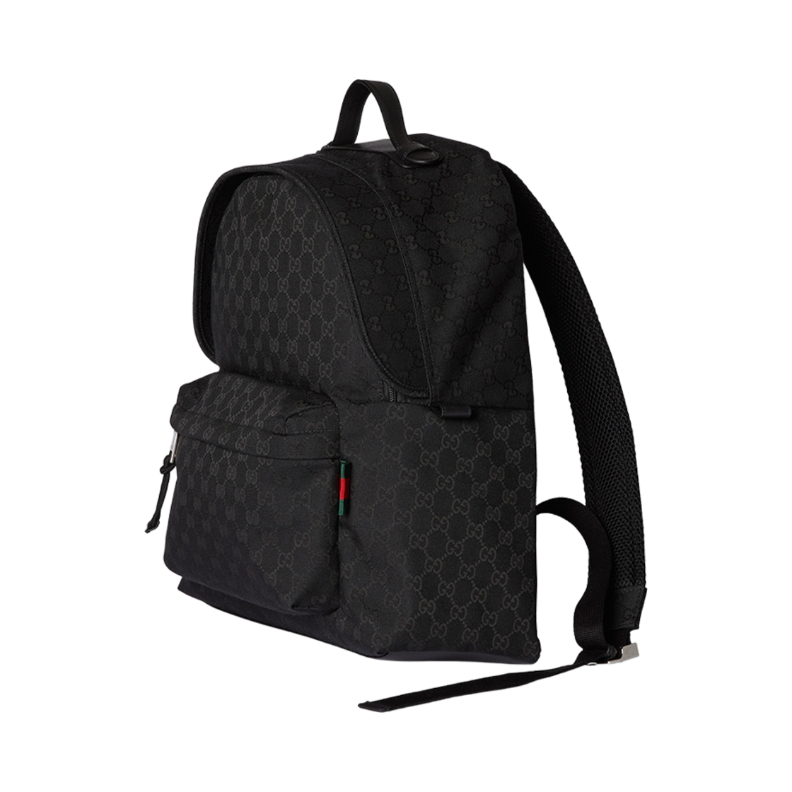 구찌 미디움 GG 백팩 웹 블랙(Gucci Medium GG Backpack with Web Black) - 2
