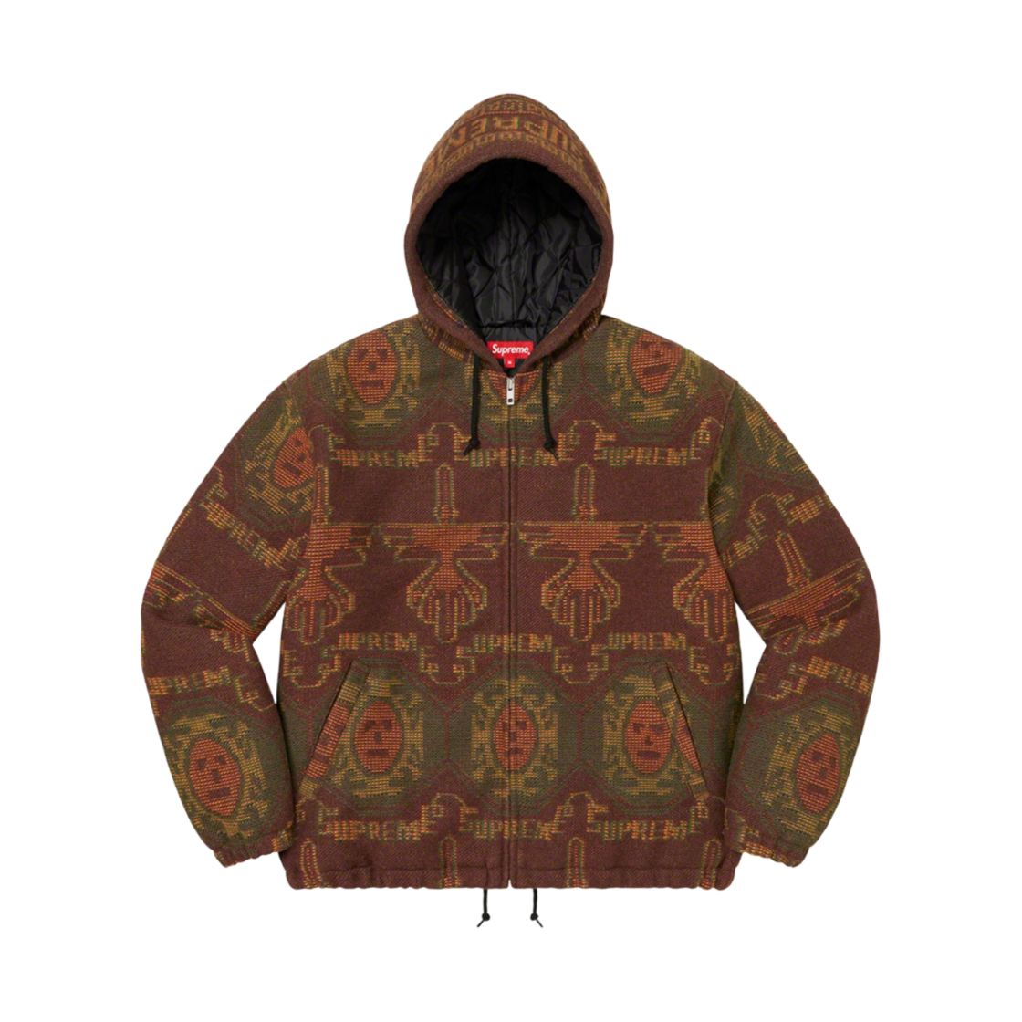 슈프림 우븐 후드 자켓 러스트 - 22FW(Supreme Woven Hooded Jacket Rust - 22FW) - 1