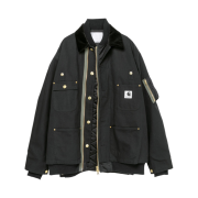 Sacai x Carhartt WIP Canvas MA-1 Jacket Michigan Black