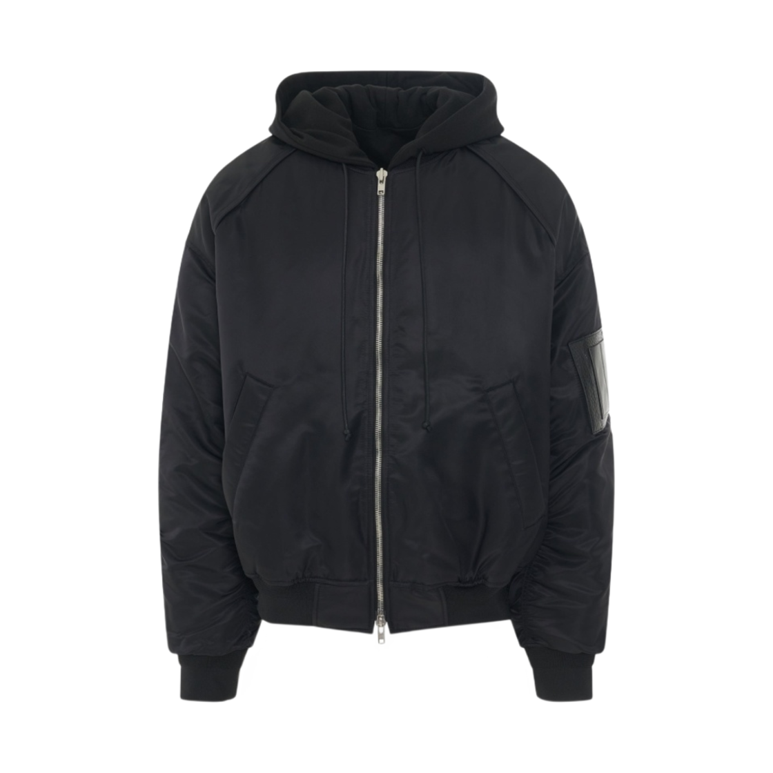 준지 봄버 후드 자켓 블랙(Juun.J Bomber Hoodie Jacket Black)