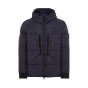 Stone Island 40723 Garment Dyed Crinkle Reps Recycled Nylon Down Jacket Blue - 23FW