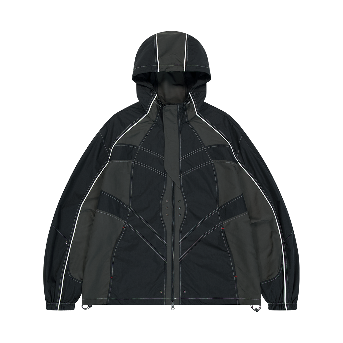 오프그리드 스플릿 윈드브레이커 블랙(OFFGRID Split Windbreaker Jacket Black)