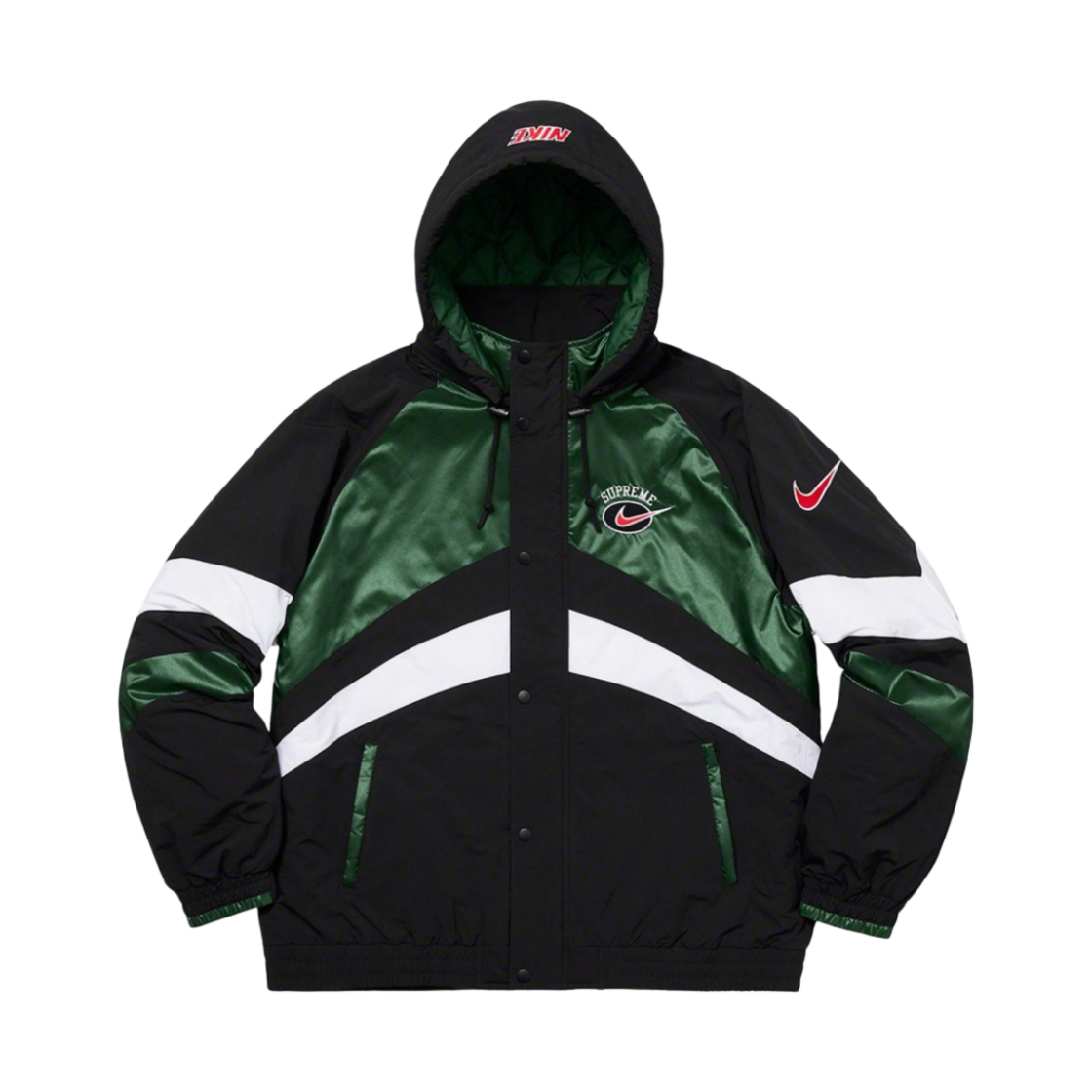 슈프림 x 나이키 후드 스포츠 자켓 그린 - 19SS