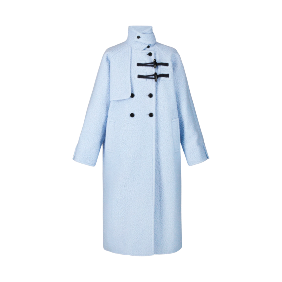 (W) 비비 마논 더플 코트 블루((W) Bibiy. Manon Duffle Coat Blue)