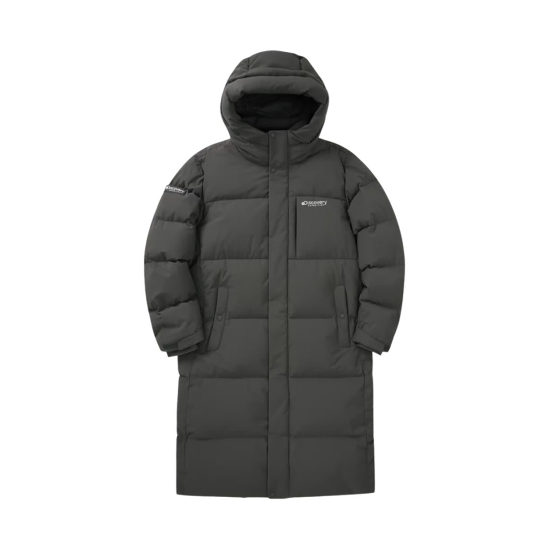 DMDJ67046-GRD Discovery Expedition Lester G RDS Goose Long Down Jacket Dark Grey
