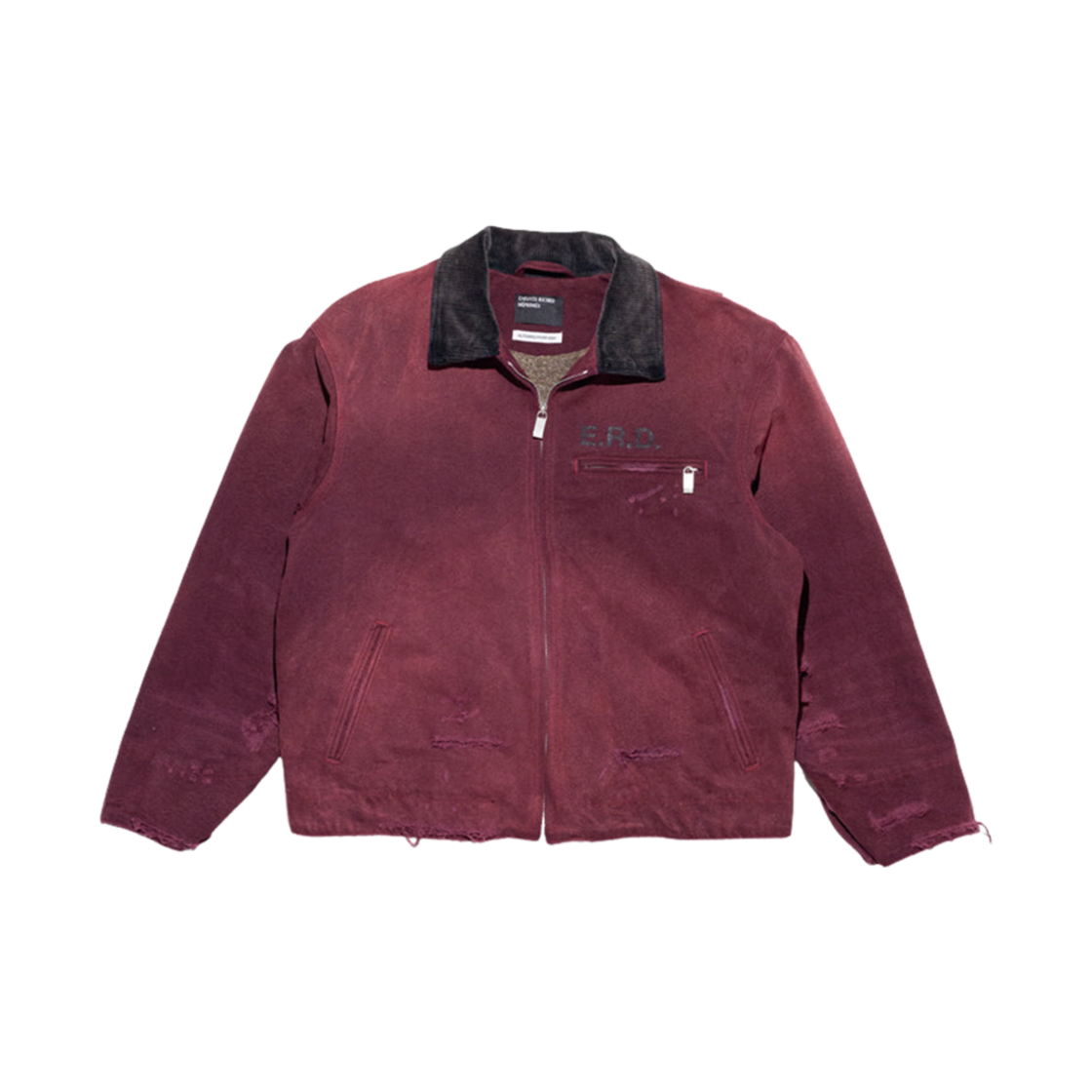 앙팡 리쉬 데프리메 블랭킷 라인드 워크 자켓 빈야드 와인(Enfants Riches Deprimes Blanket Lined Work Jacket Vineyard Wine) - 1