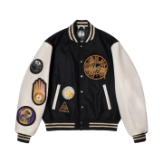 Stussy x Dries Van Noten Varsity Jacket Black