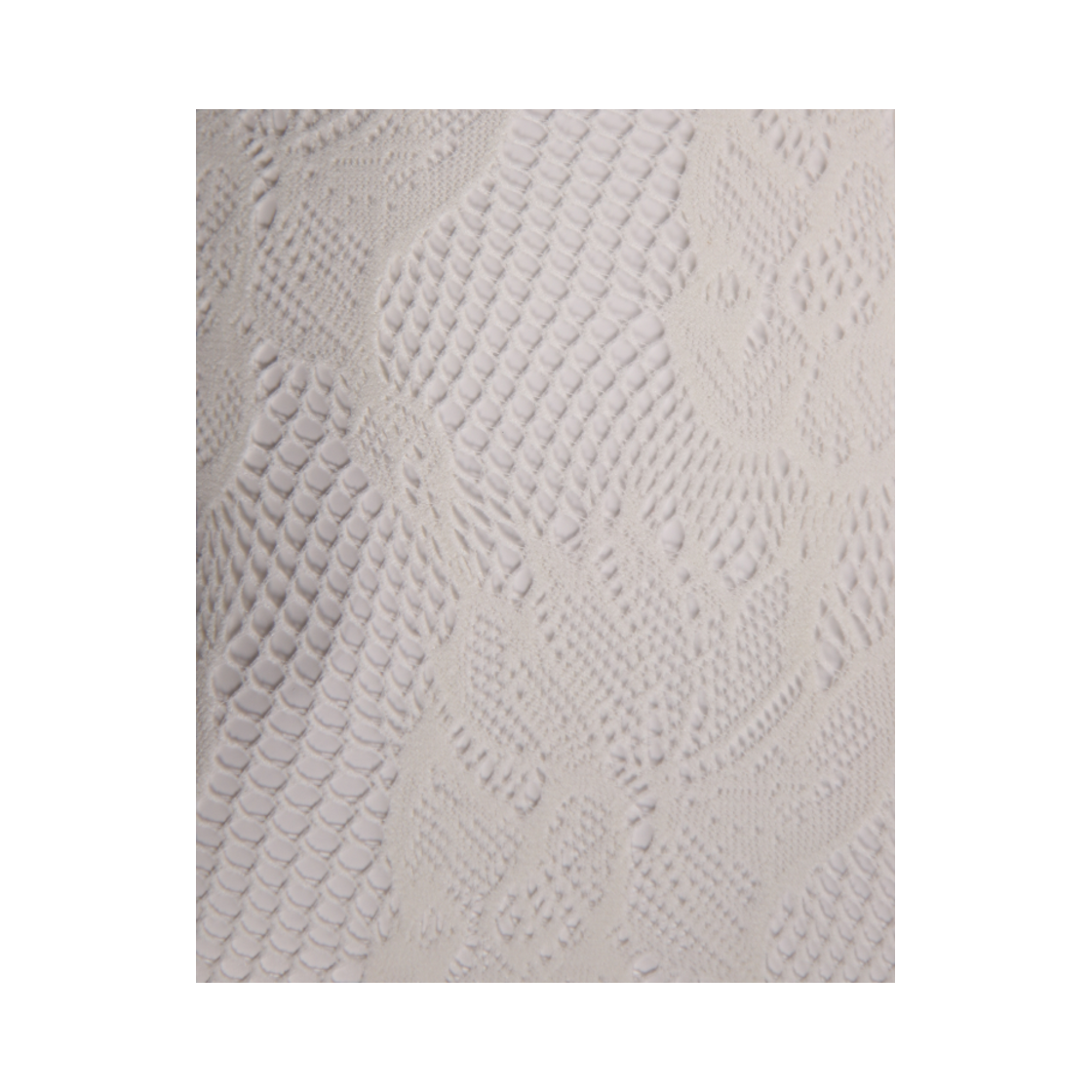 L0000108 Onnitella Big Flower Lace Tights White