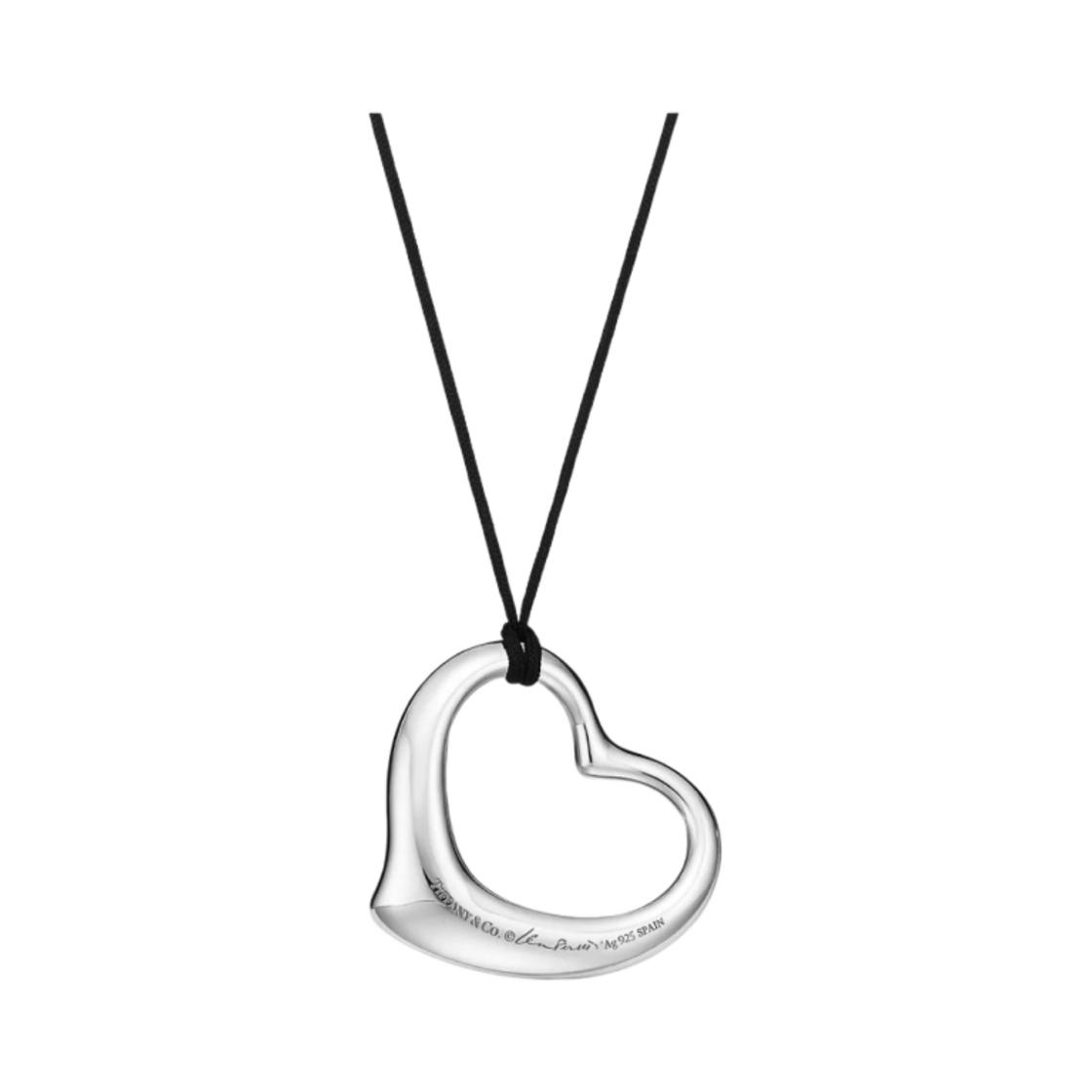 티파니 앤 코 엘사 퍼레티 오픈 하트 펜던트 스털링 실버(Tiffany & Co. Elsa Peretti Open Heart Pendant Sterling Silver) - 2