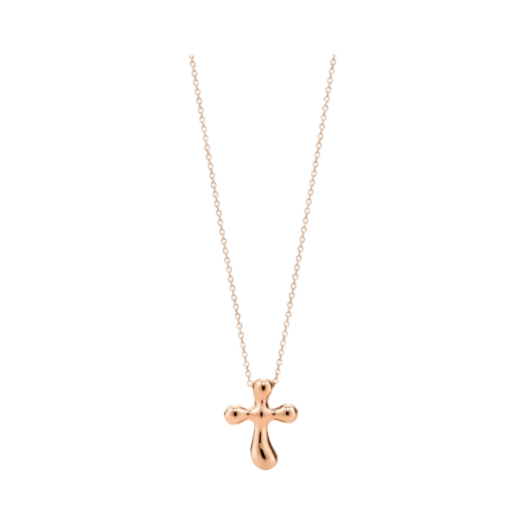 Tiffany & Co. Elsa Peretti Cross Pendant Rose Gold