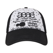 [KREAM 단독] AEAE Web Logo Star Mesh Cap Black