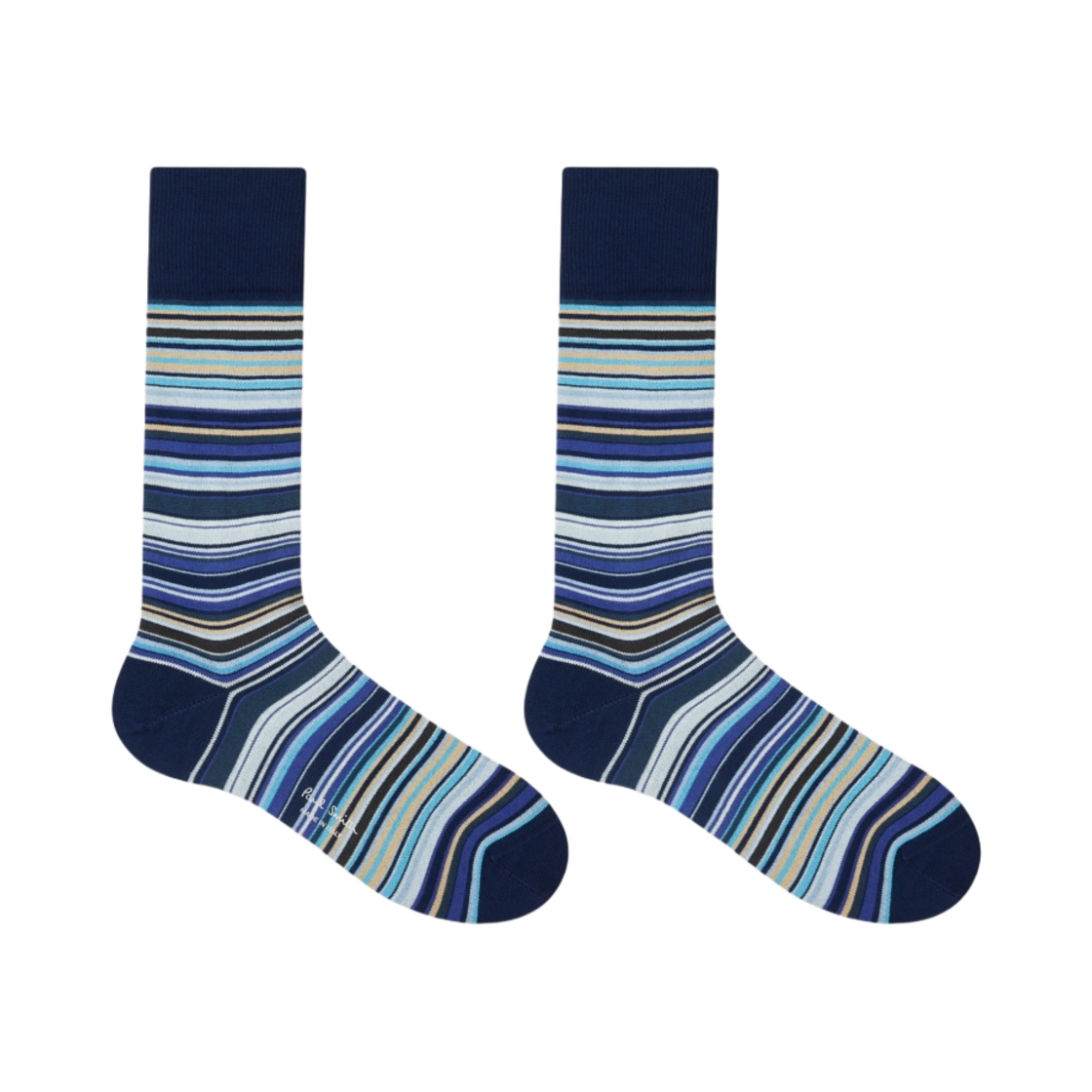 폴 스미스 시그니쳐 스트라이프 삭스 멀티 컬러 (3개입)(Paul Smith Signature Stripe Socks Multi Color (3 Pack)) - 2