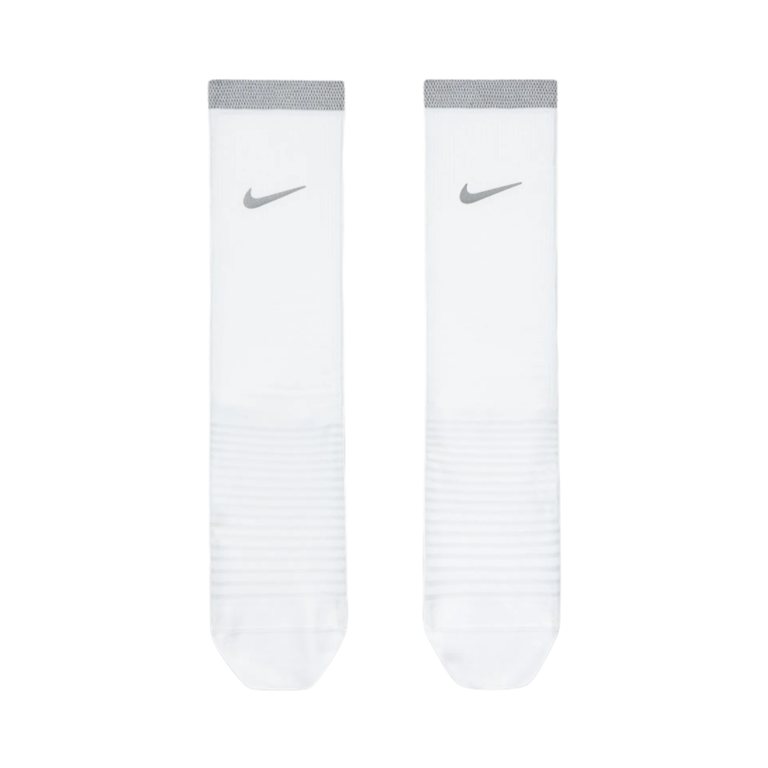 나이키 스파크 라이트웨이트 러닝 크루 삭스 화이트 리플렉트 실버 (국내 정식 발매 제품)(Nike Spark Lightweight Running Crew Socks White Reflect Silver (Korean Ver.)) - 2