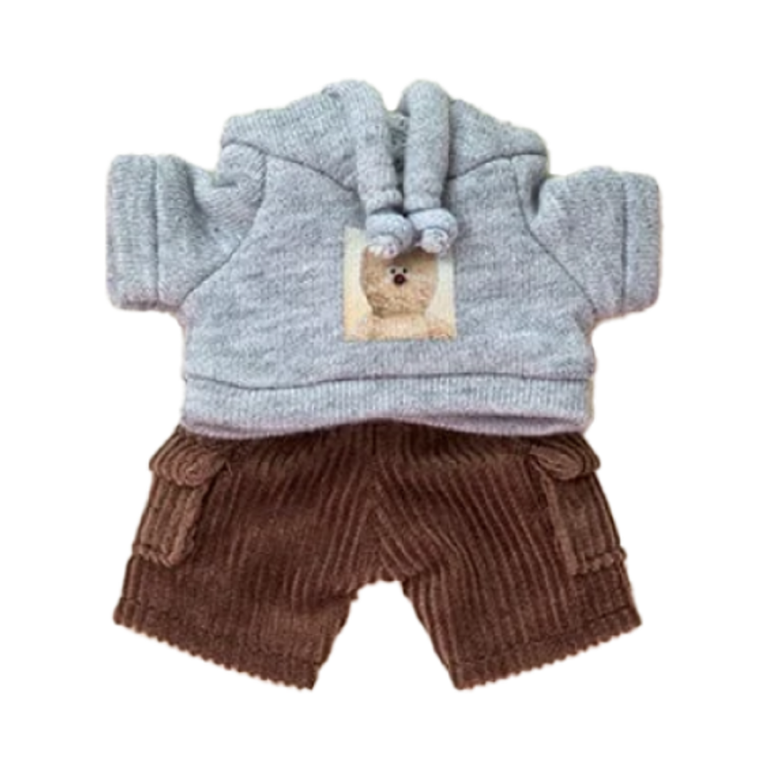 모남희 x 꼴레 FW 쁘띠 클로젯 후디 키링 그레이(Monamhee x Colle FW Petit Closet Hoodie Keyring Gray)