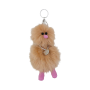 Cosymosy Mini Bird Keyring Brown