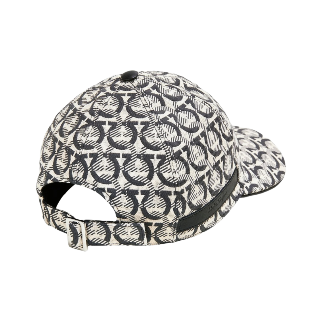 페라가모 간치니 베이스볼 캡 베이지 블랙(Ferragamo Gancini Baseball Cap Beige Black) - 2
