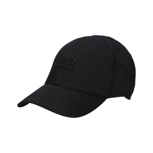 C.P. Company Gabardine Baseball Cap Black - 22SS