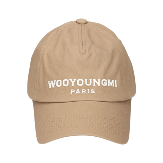 Wooyoungmi Embroidered Ball Cap Beige - 24SS