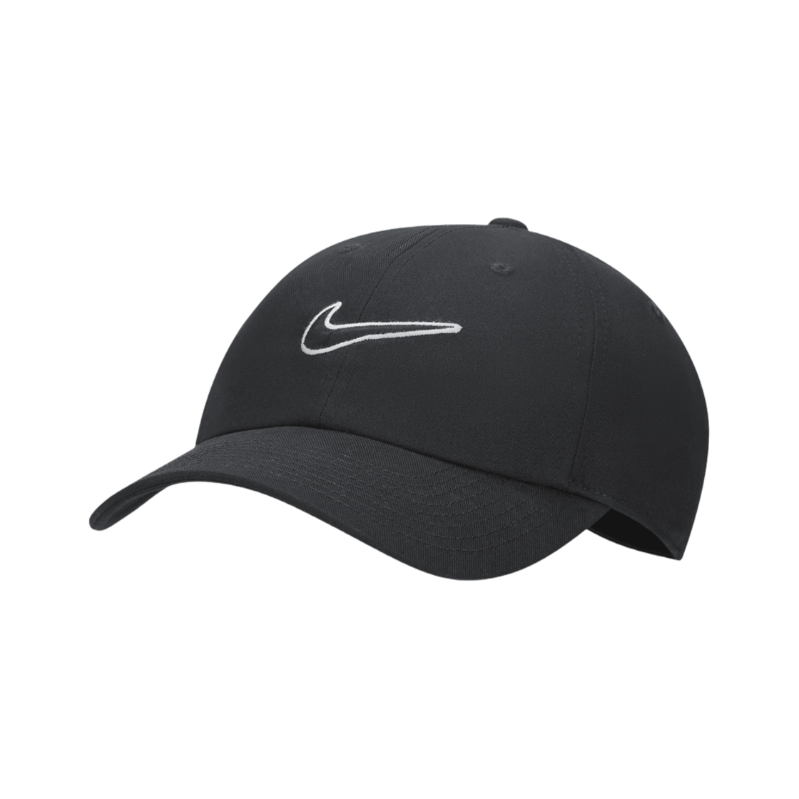 나이키 클럽 언스트럭처 스우시 캡 블랙(Nike Club Unstructured Swoosh Cap Black)