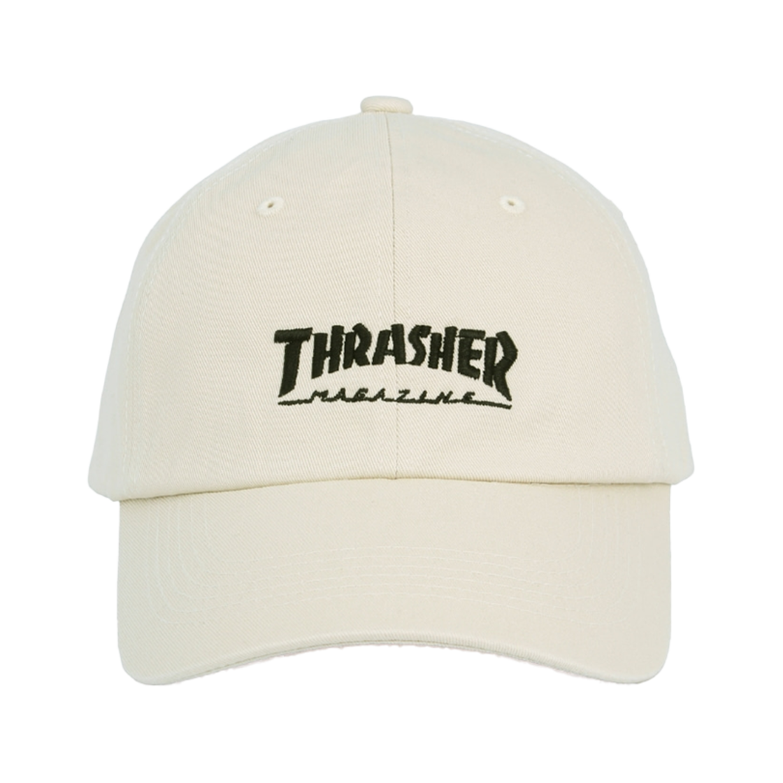 트레셔 매거진 코튼 볼캡 베이지(THRASHER Magazine Cotton Ball Cap Beige)