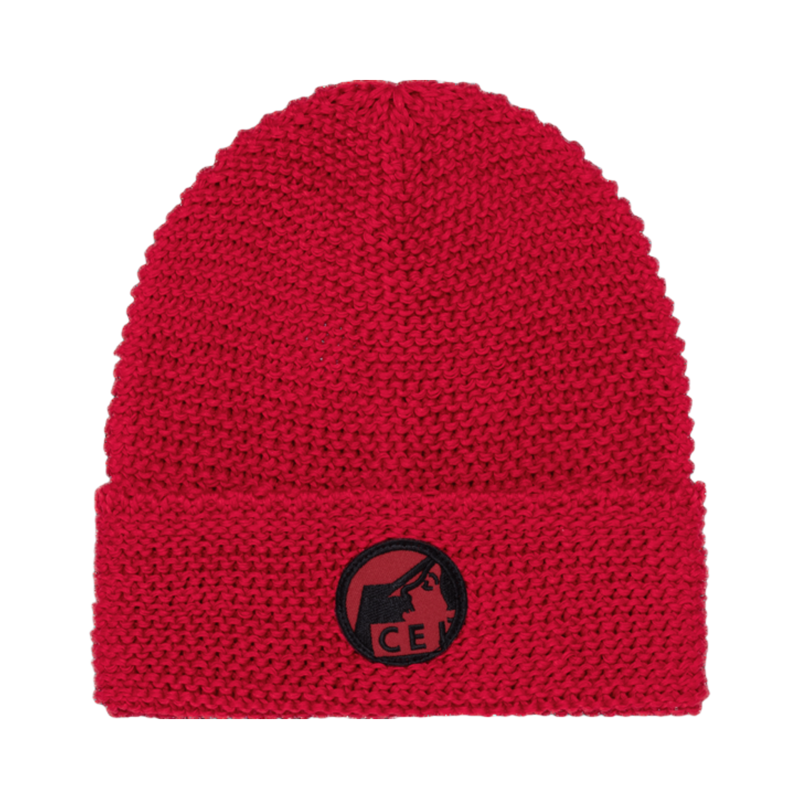 - Cav Empt Pre Cog Cotton Knit Cap Red - 24FW