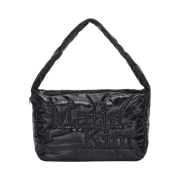 Matin Kim Logo Stitch Padding Easy Bag Black