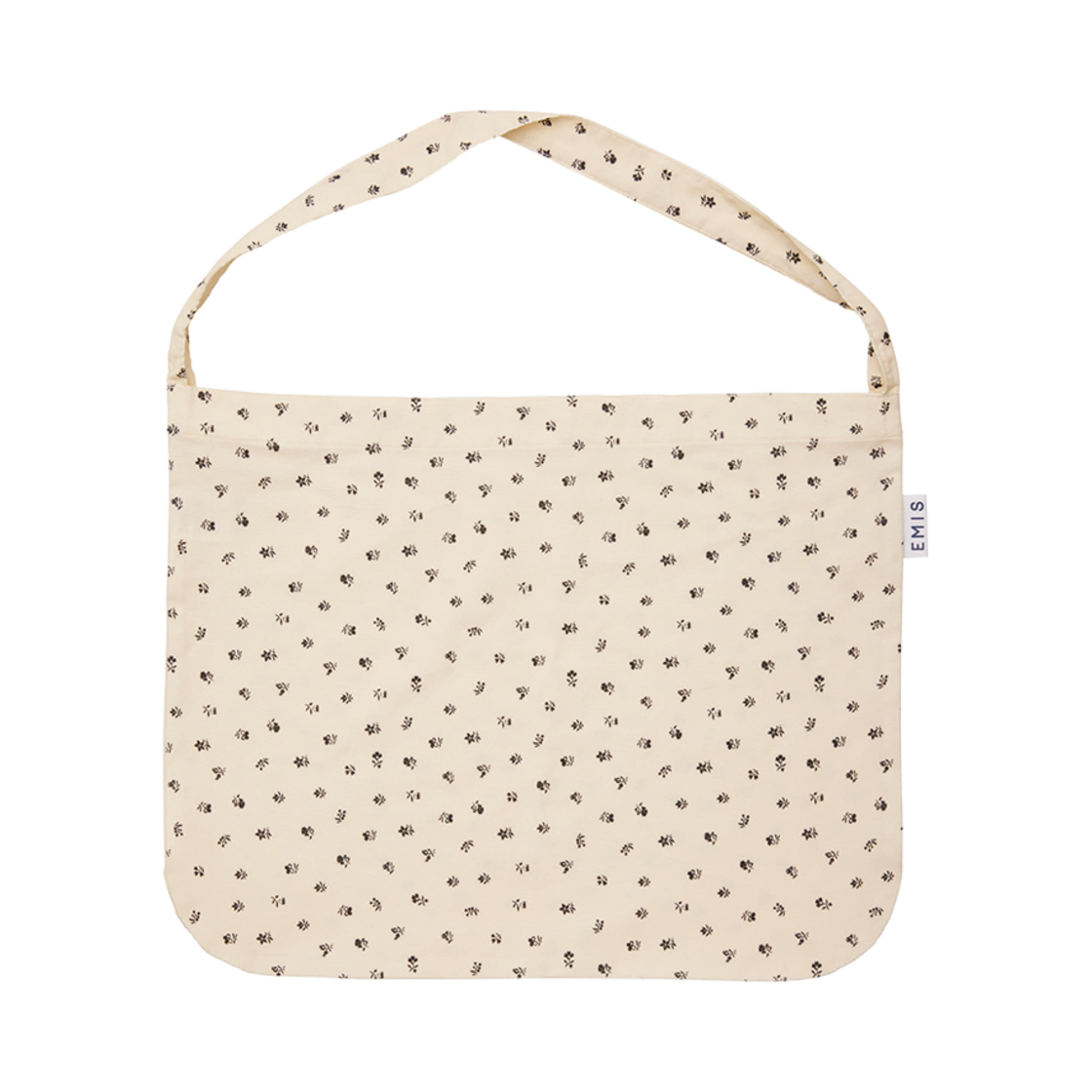 이미스 플라워 패턴 코듀로이 에코백 아이보리(Emis Flower Pattern Corduroy Eco Bag Ivory)