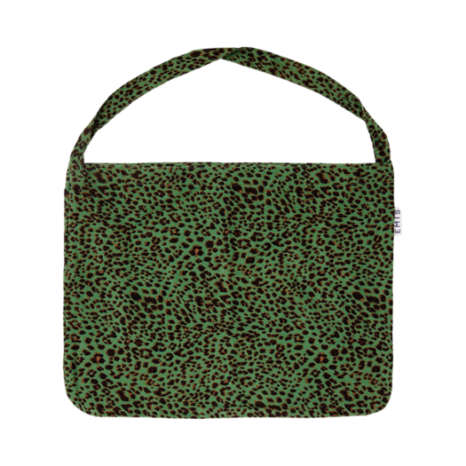 【emis】 NEW LEOPARD CORDUROY ECO BAG-BEIGE 韓国★人気 NEW LEOPARD CORDUROY ECO BAG-BEIGE - EMIS