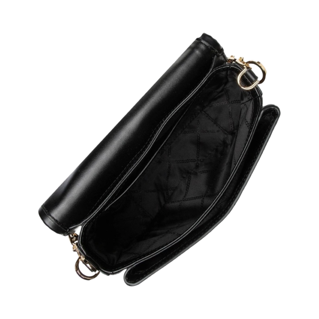 마이클 코어스 파커 미디움 로고 메신저백 블랙 브라운(Michael Kors Parker Medium Logo Messenger Bag Black Brown) - 3