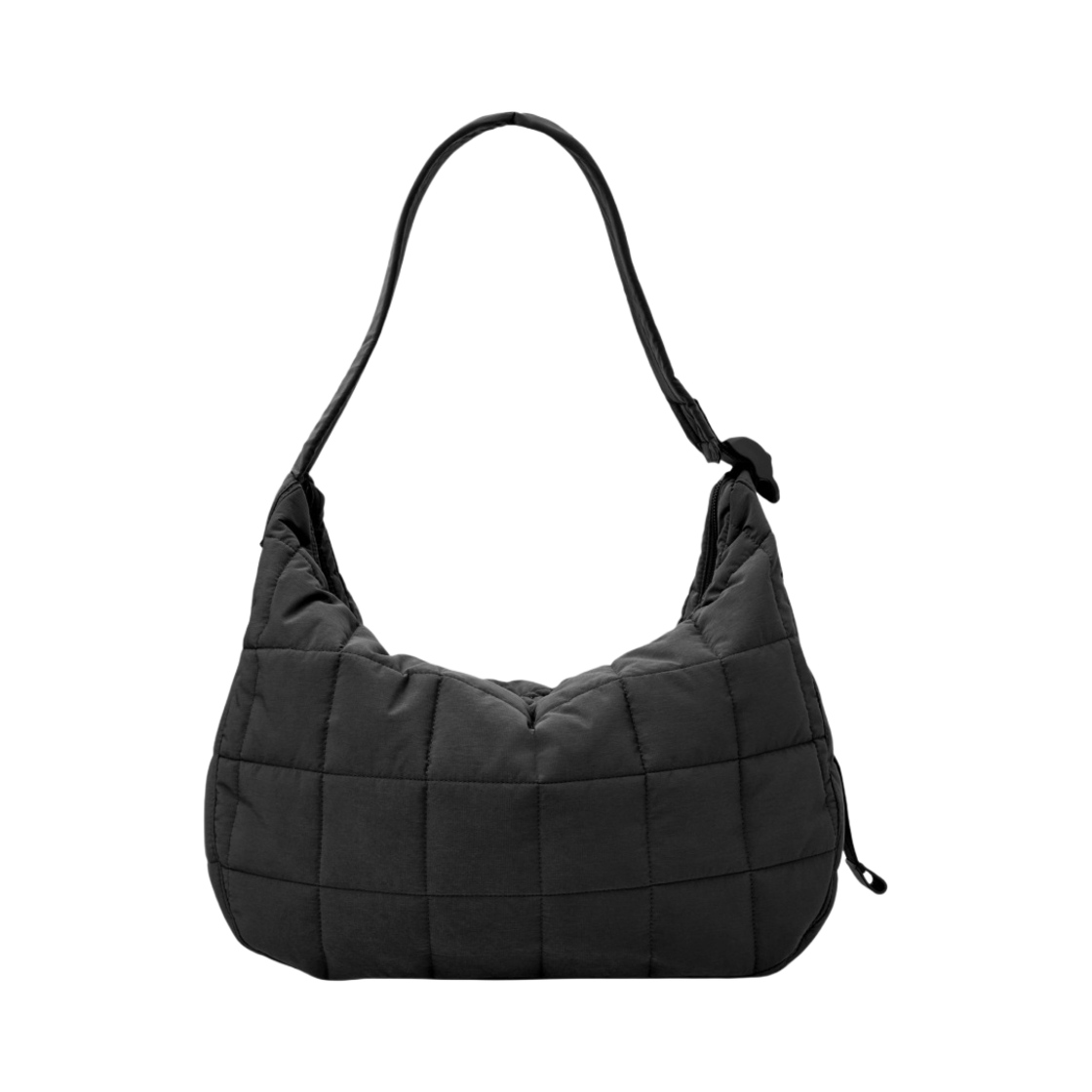 코스 퀼티드 메신저백 립스탑 블랙(COS Quilted Messenger Bag Ripstop Black)