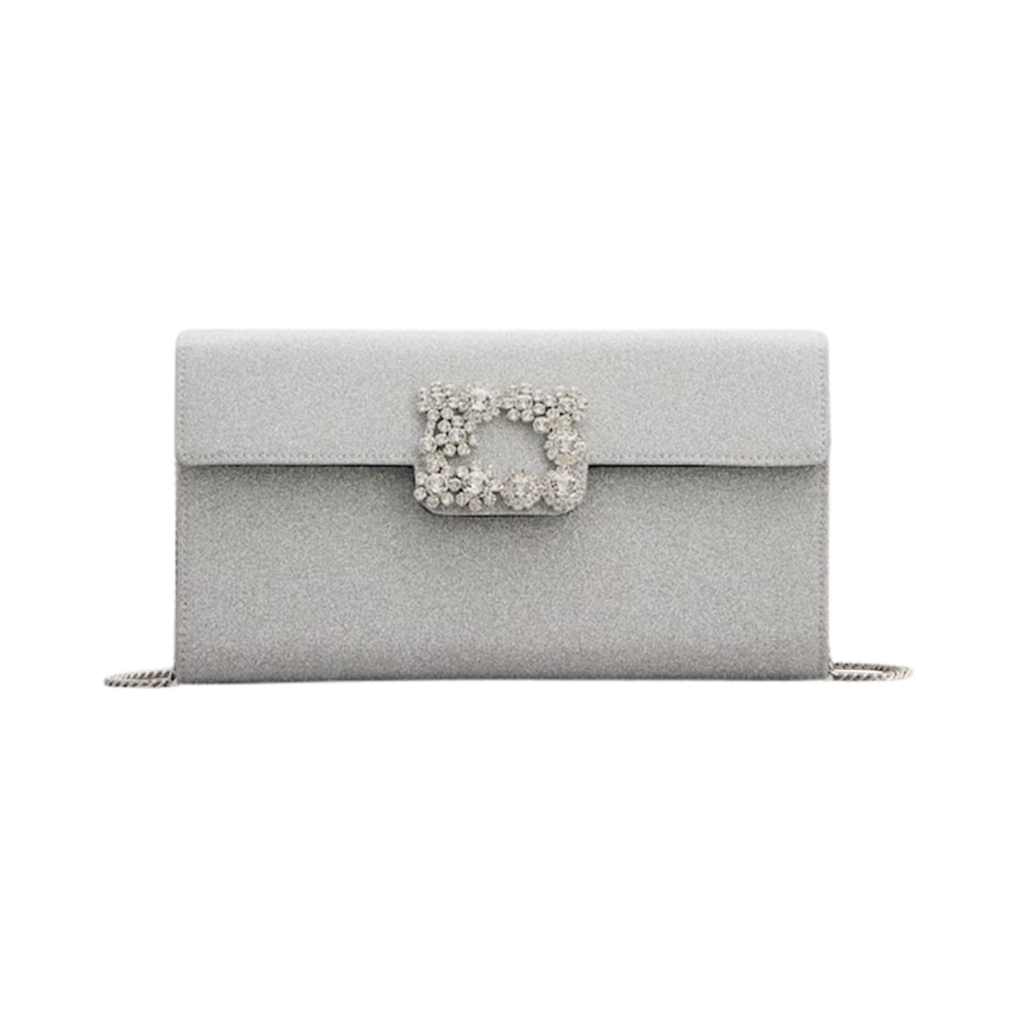 로저 비비에 플라워 스트라스 버클 클러치 실버(Roger Vivier Flower Strass Buckle Clutch Silver)