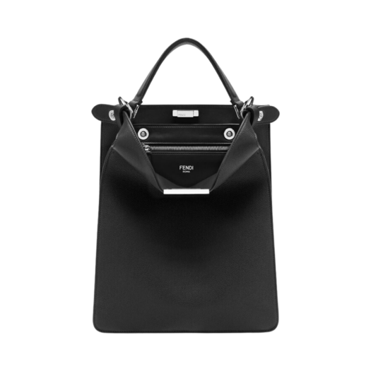 Fendi Peekaboo X-Lite Small Selleria Bag Black