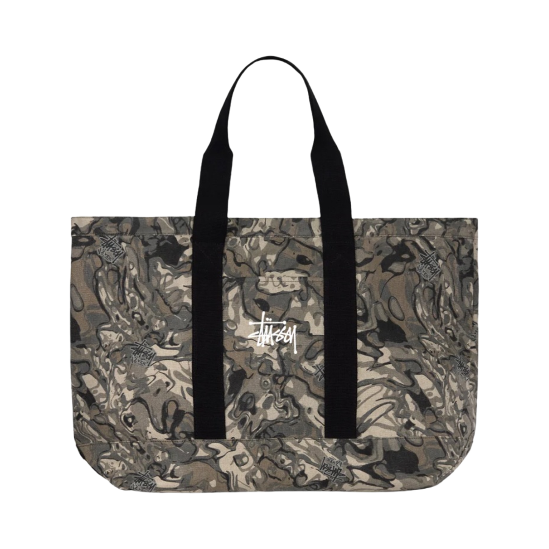 스투시 캔버스 엑스트라 라지 토트백 베일 카모