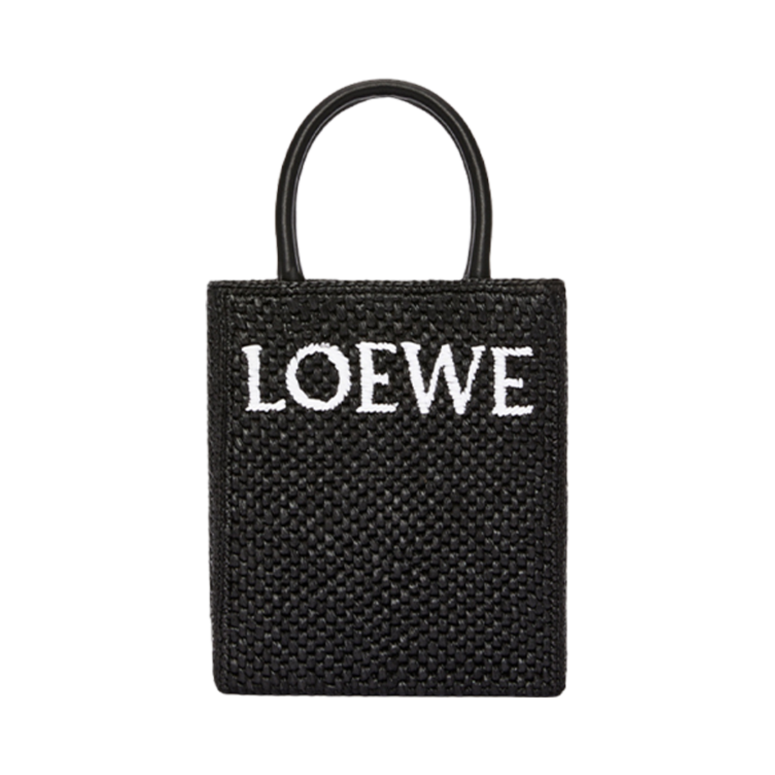 로에베 라피아 스탠다드 A4 토트백 내츄럴 블랙 | Loewe | KREAM