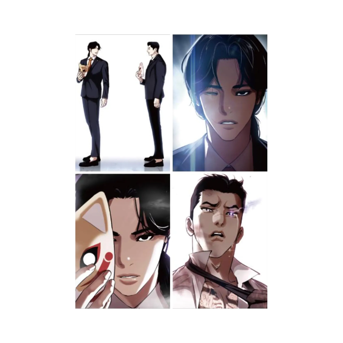 외모지상주의 A3 포스터 세트 5 (4개 세트)(Lookism A3 Poster Set 5 (Set of 4))