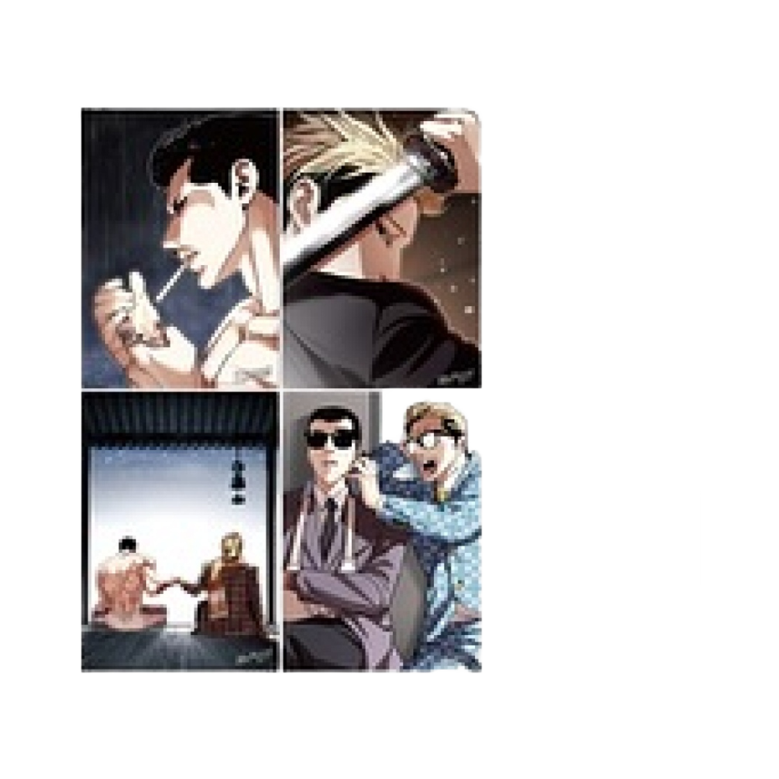 외모지상주의 A3 포스터 세트 2 (4개 세트)(Lookism A3 Poster Set 2 (Set of 4))