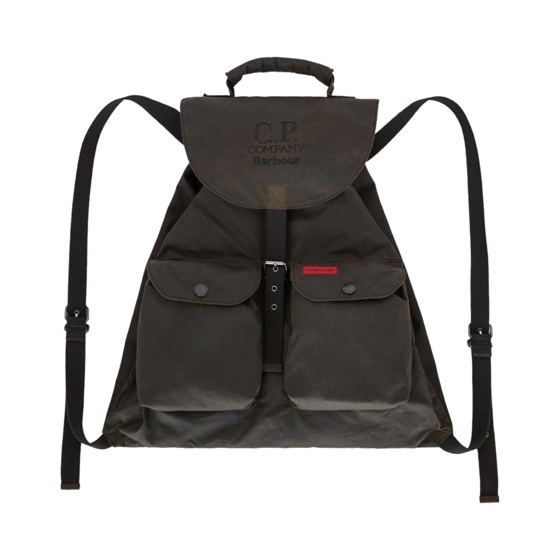 C.P. 컴퍼니 x 바버 백팩 그린(C.P. Company x Barbour Backpack Green) - 1