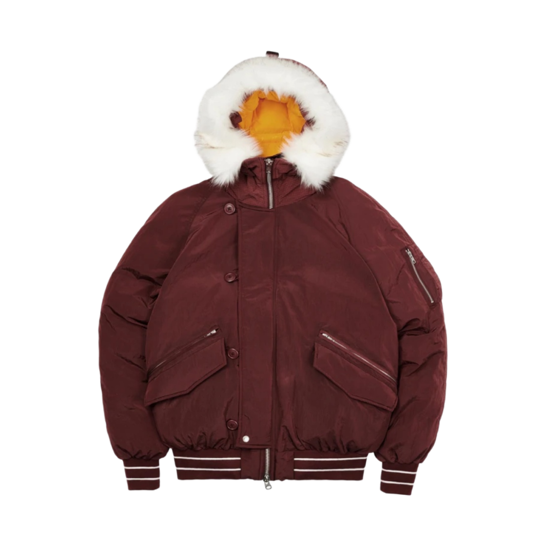 팔라스 P-2B 숏 파카 버건디 - 21FW | Palace | KREAM