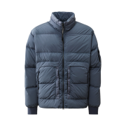 C.P. Company Nycra-R Short Down Jacket Flint Stone Blue - 24FW