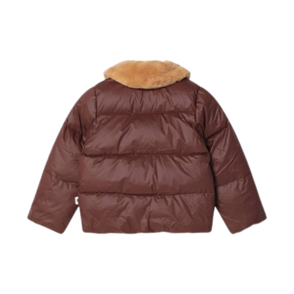 (키즈) 미니 로디니 도그 푸퍼 자켓 브라운((Kids) Mini Rodini Dog Puffer Jacket Brown) - 2